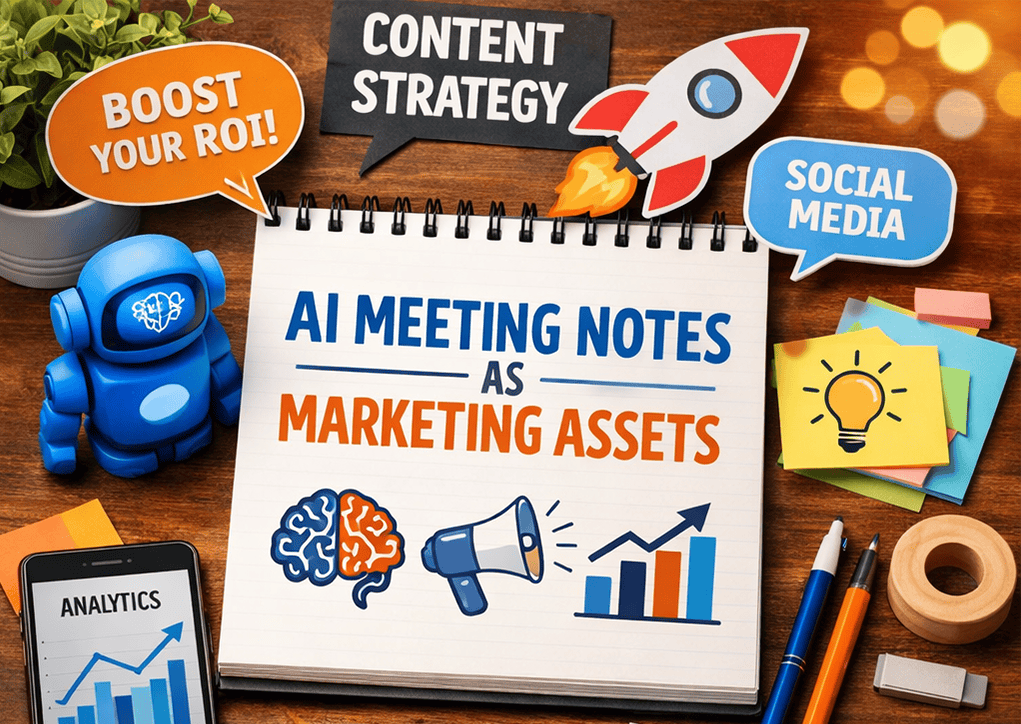 How Content Teams Can Repurpose AI Meeting Notes Into Marketing Assets -Image
