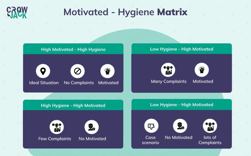 Representation of Motivation Hygiene Matrix