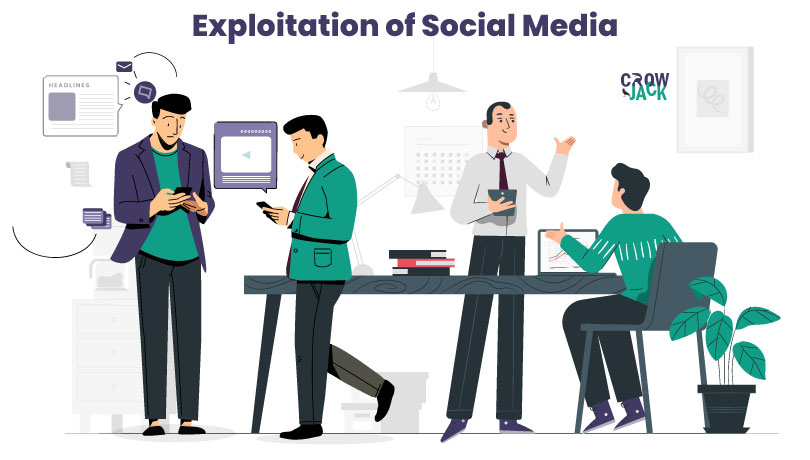 Exploitation of social media in a workplace