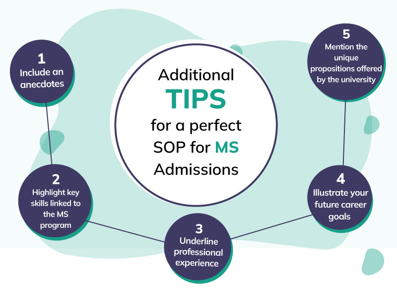 Key tips for writing SOP for MS admissions