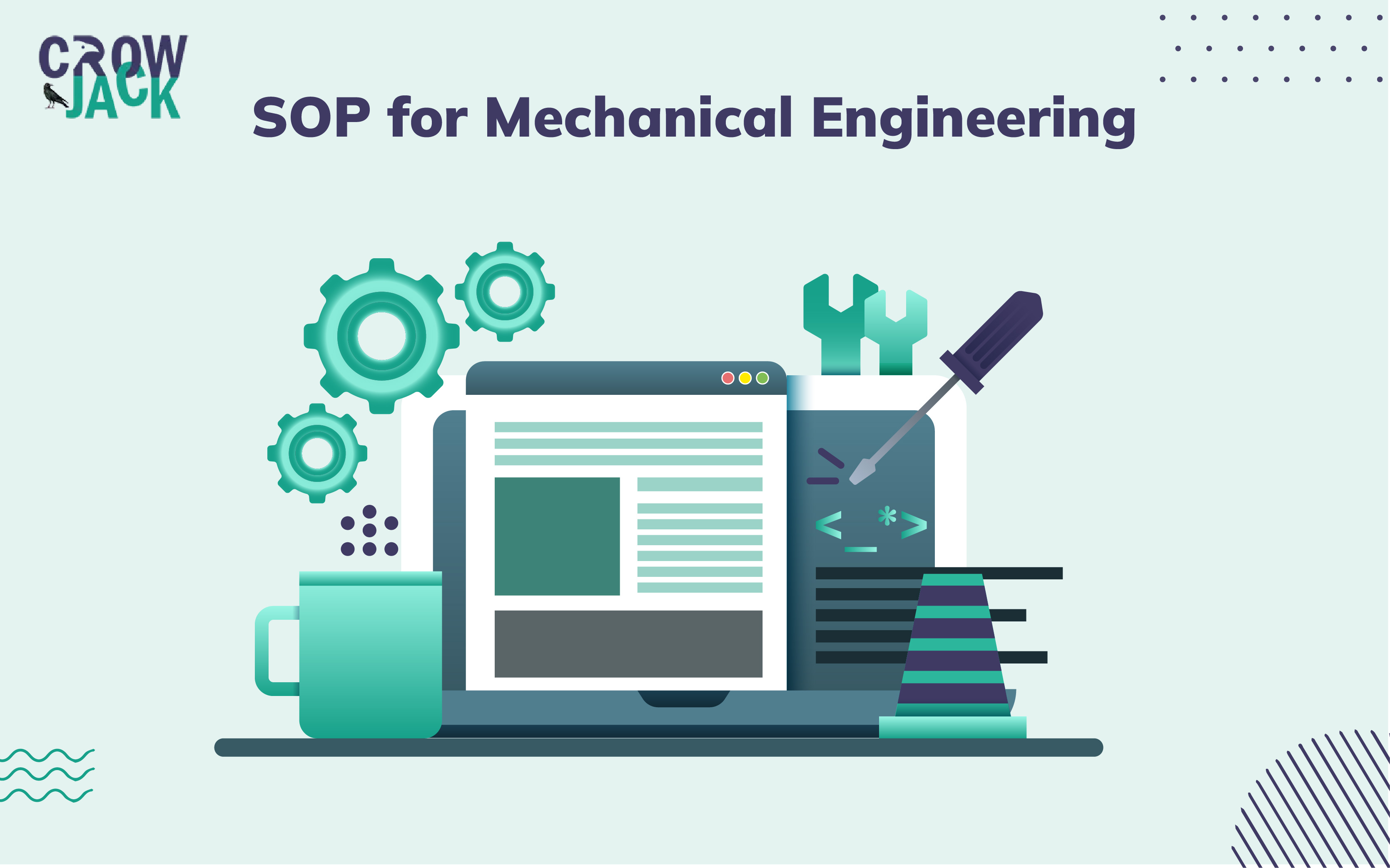 How to Write SOP for Mechanical Engineering with Sample SOP -Image