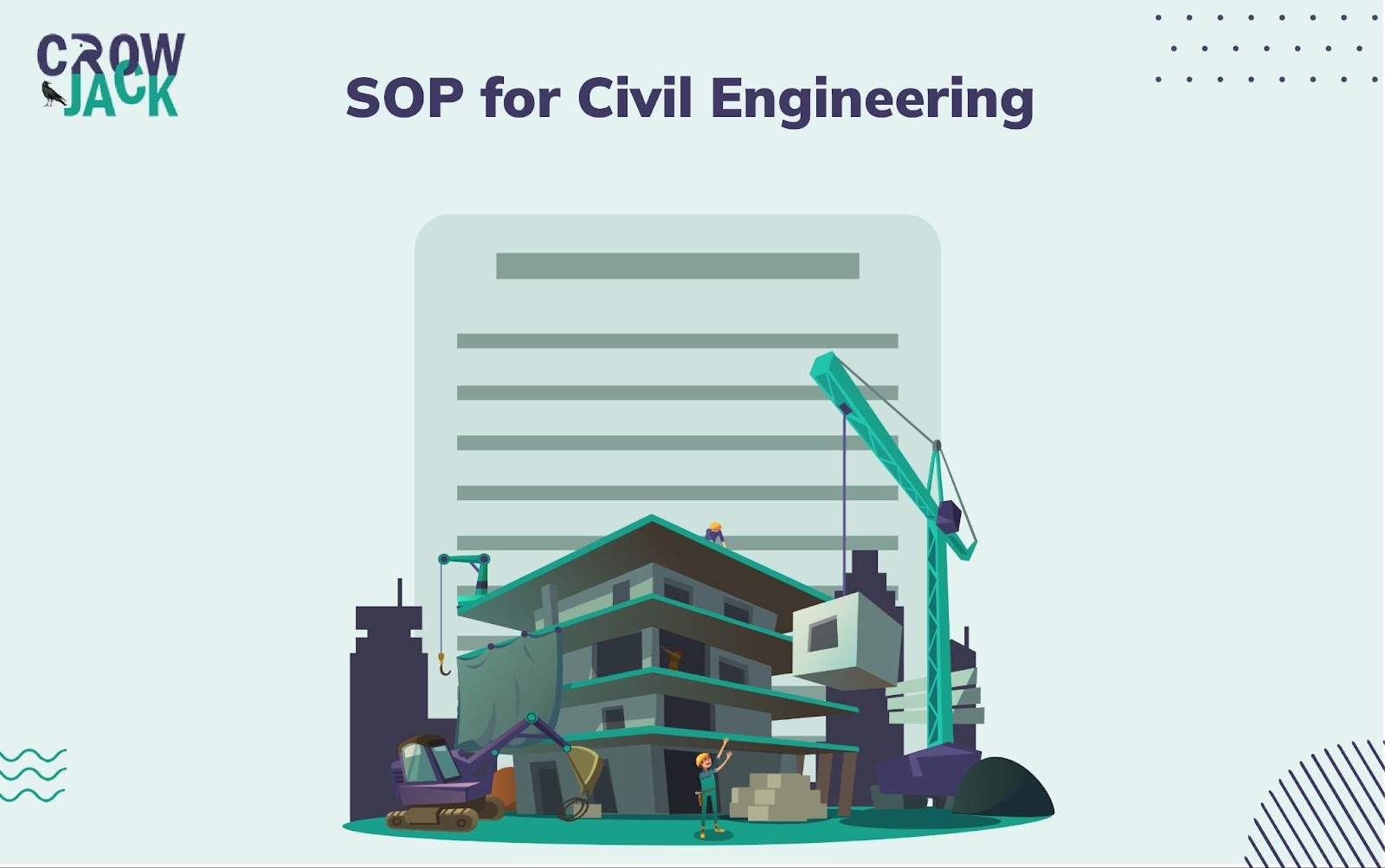 How to Write SOP for Civil Engineering with Sample SOP -Image